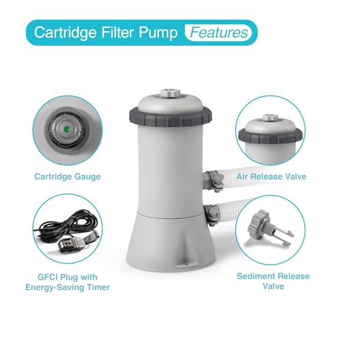 Intex C530 Krystal Clear Filter Pump for Above Ground Pools (530 GPH)