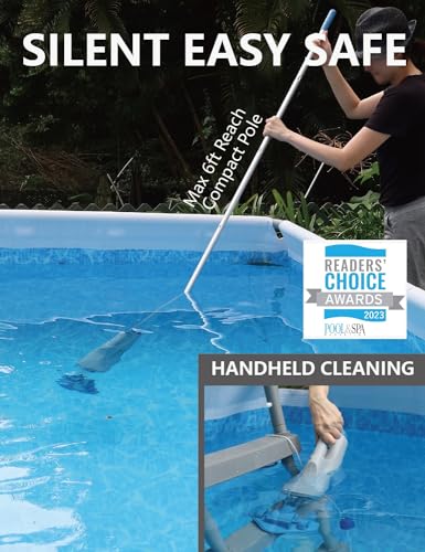 Kokido 2024 Cordless Handheld Pool Vacuum for Above Ground Pools